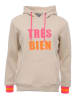 Zwillingsherz Hoodie "Keira" in Beige