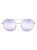 Karl Lagerfeld Damskie okulary przeciwsłoneczne w kolorze srebrno-fioletowym