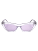 Guess Damen-Sonnenbrille in Transparent/ Lila
