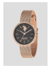 U.S. Polo Assn. Kwartshorloge roségoudkleurig/zwart