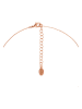 U.S. Polo Assn. Rosévergold. Halskette mit Schmuckelement - (L)40 cm
