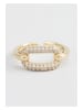 U.S. Polo Assn. Vergold. Ring mit Kristallen