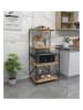 Scandinavia Concept Standregal "Anemon" in Hellbraun - (B)60 x (H)124 x (T)45 cm