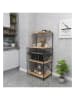 Scandinavia Concept Standregal "Anemon" in Hellbraun - (B)60 x (H)124 x (T)45 cm