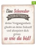 Clayre & Eef 2er-Set: Textschilder in Weiß - (B)13 x (H)15 cm