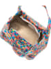 Mia Tomazzi Leren handtas "Vittuone" meerkleurig - (B)30 x (H)32 x (D)18 cm
