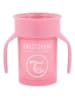 Twistshake Kubek "360" w kolorze jasnoróżowym do nauki picia - 230 ml