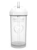 Twistshake Butelka w kolorze białym do nauki picia - 360 ml
