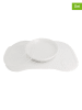 Twistshake 2-delige set: placemat en eetleerbord wit