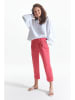 TATUUM Spodnie w kolorze różowym ze wzorem