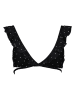 LASCANA Biustonosz bikini w kolorze czarnym