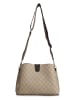 Lucky Bees Umhängetasche in Creme/ Braun - (B)33 x (H)20 x (T)12 cm