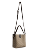 Lucky Bees Schoudertas crème/bruin - (B)25 x (H)20 x (D)13 cm