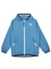 finkid Omkeerbare regenjas "Valas" blauw/wit