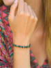 AMAZONIA Vergold. Armband "Atlacoya" mit Edelsteinen