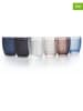 Villa d´Este 6-delige set: waterglazen "Castle" meerkleurig - 275 ml