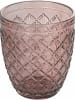 Villa d´Este 6-delige set: waterglazen "Castle" meerkleurig - 275 ml