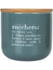 Shades of (Villa d'este) 3-delige set: voorraaddozen "Victionary" blauw/zwart/wit - (H)9,5 x Ø 9,5 cm