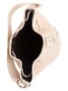 ATELIER ENAI Leder-Schultertasche "Grace" in Beige/ Weiß - (B)20 x (H)24 x (T)14,5 cm