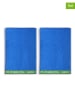 Benetton 2-delige set: strandlakens blauw - (L)160 x (B)90 cm