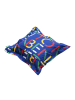 Benetton Kussen blauw/meerkleurig - (L)40 x (B)40 cm