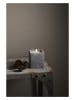 STAR Trading LED-Kerze "Flamme Cem" in Grau - (B)8,5 x (H)11 x (T)8,5 cm
