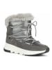 Geox Leder-Boots "Falena" in Grau