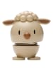 Hoptimist Figurka dekoracyjna "Lambert Latte" w kolorze beżowym - wys.7 x Ø 5 cm