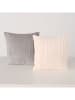 Boltze 2-delige set: kussens "Emba" grijs/crème