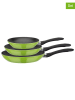 GSW 3-delige braadpannenset "Nova" groen