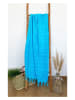 Le Comptoir de la Plage Chusta hamam "Hammam XL" w kolorze turkusowym - 180 x 150 cm