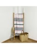 Le Comptoir de la Plage Fouta "Latigo Candy" w kolorze szaro-jasnoróżowo-kremowym - 180 x 140 cm
