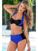 Angelsin Bikini in Blau/ Schwarz