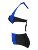 Angelsin Bikini in Blau/ Schwarz