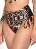 Kris Line Bikini-Hose "Namibia" in Braun/ Schwarz