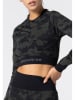 Carpatree Trainingslongsleeve "Camo Seamless" in Khaki