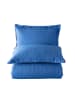 BELLA MAISON Seersucker beddengoedset "Arno" blauw
