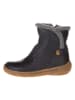 El Naturalista Leren winterboots donkerblauw