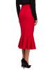Makover Spódnica w kolorze czerwonym