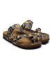 Calceo Teenslippers zwart/oranje