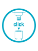 Gardena Regenmeter "ClickUp!" transparant - Ø 8 cm