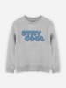 WOOOP Sweatshirt "Stay Cool" in Grau