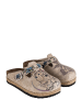 Streetfly Leren clogs bruin/meerkleurig