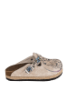 Streetfly Leren clogs bruin/meerkleurig
