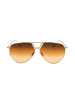 Victoria Beckham Damen-Sonnenbrille in Gold/ Braun-Orange