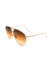 Victoria Beckham Damen-Sonnenbrille in Gold/ Braun-Orange