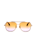 Victoria Beckham Damskie okulary przeciwsłoneczne w kolorze złoto-pomarańczowo-fioletowym