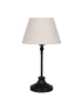 ABERTO DESIGN Lampa stołowa w kolorze czarnym - 22 x 48 x 14 cm