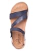 Yokono Leder-Sandalen in Dunklblau
