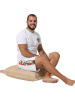 Evila Sitzkissen in Beige - (L)70 x (B)70 cm
